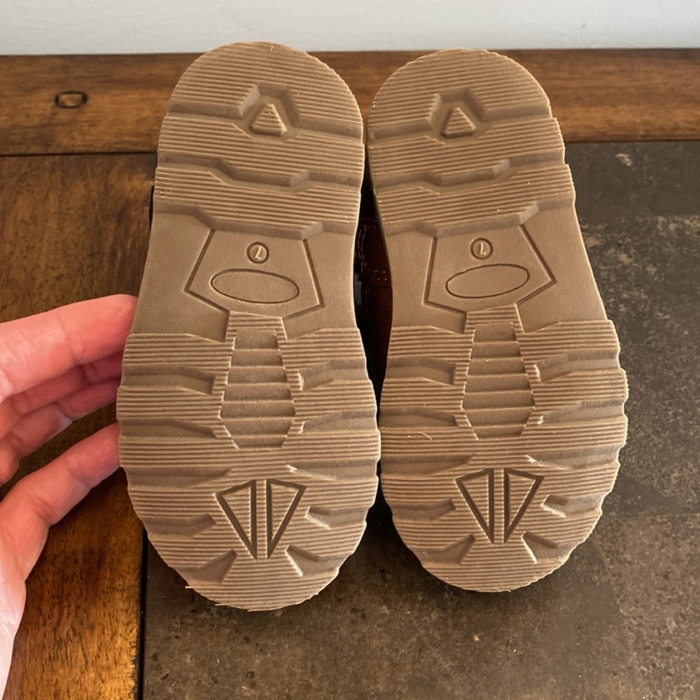Carters Toddler Boy Brown Boots - Picture 7 of 9